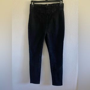Womens BDG Jeans Black Wash Skinny High Rise